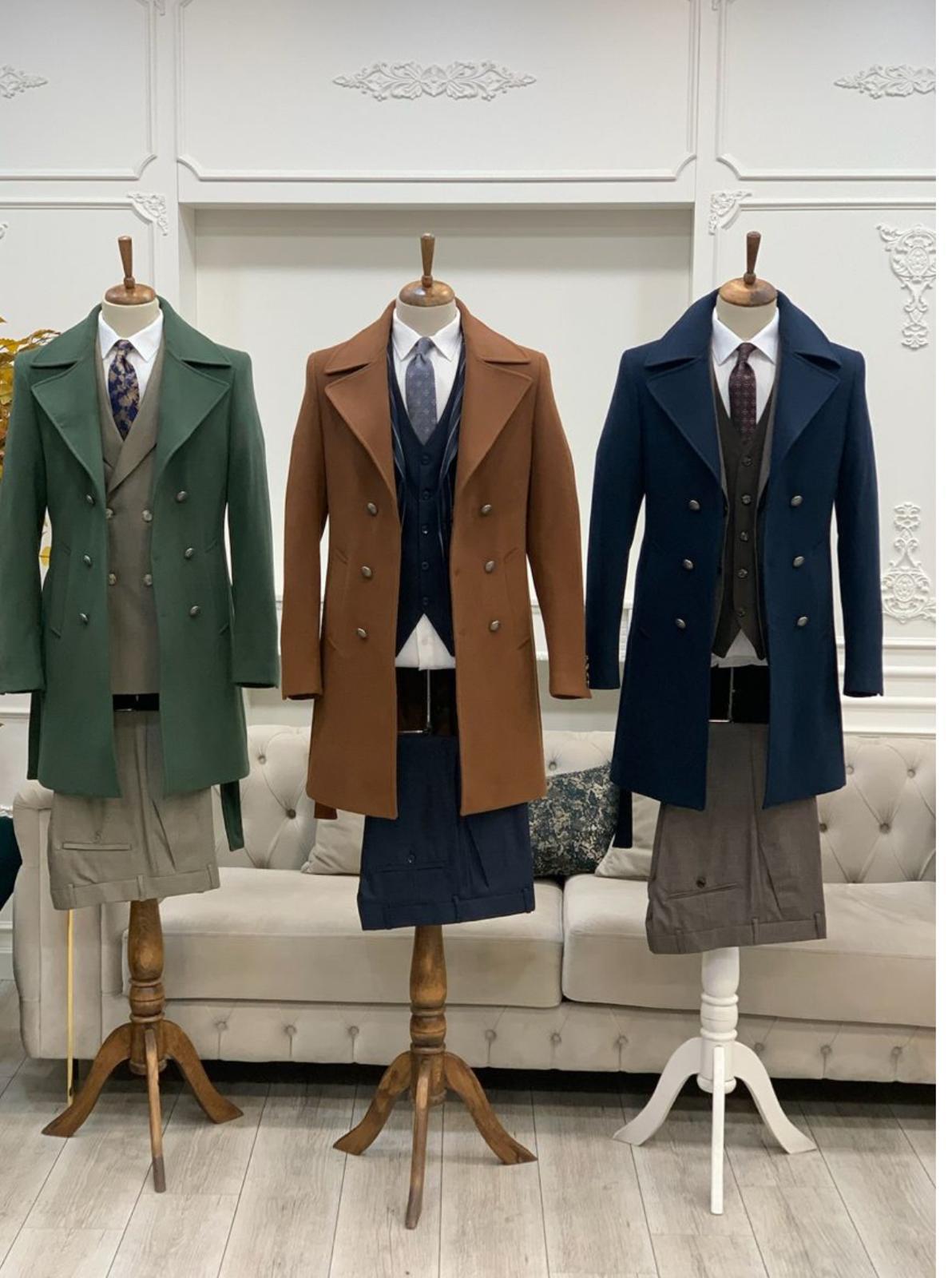 Men's Cashmere Wool Overcoat
