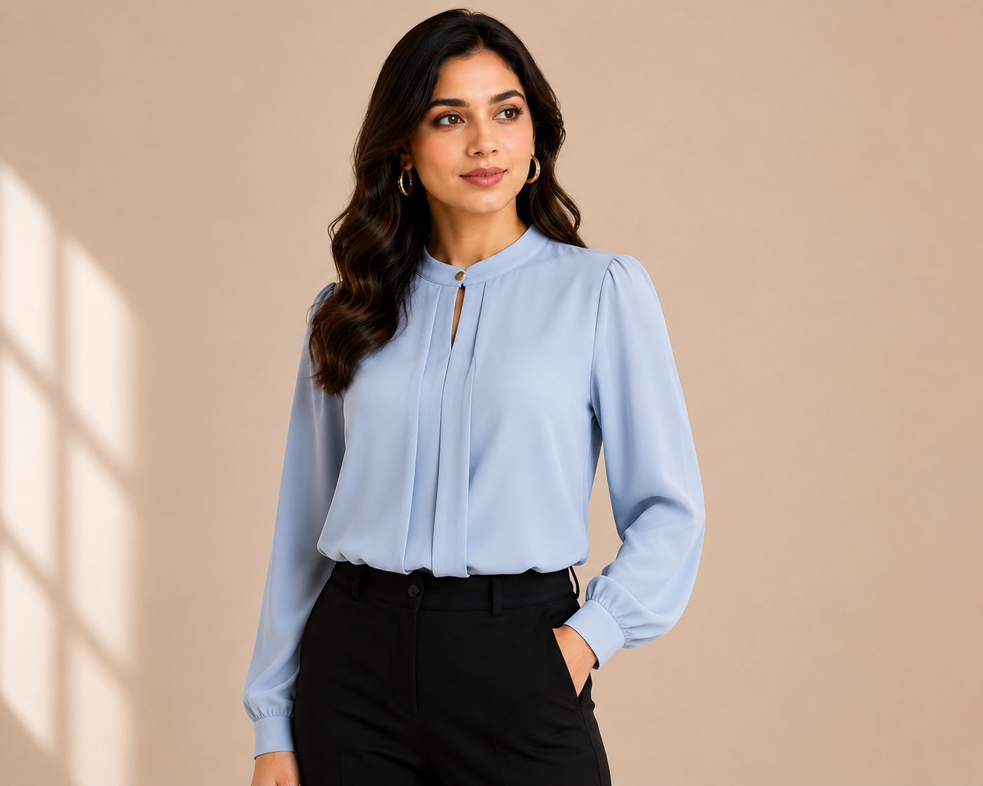 Women's Business Soft Light Blouse